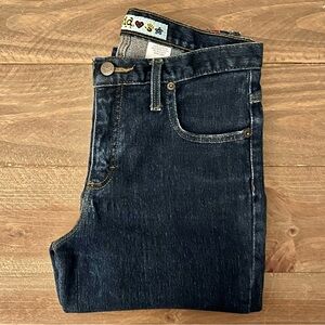 Vintage Mudd Capri Jeans Dark Blue Wash Denim Midrise Jr Sz 5 EUC Y2K 90s 00s